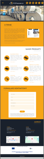 screenshot website www.blachypiotrkowicz.pl