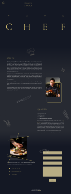 website web design chef chefthoupos web development cyprus chef nicosia